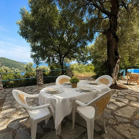 Ulysse77-cozy Sea View House With Garden And Pool Appartement Sivota